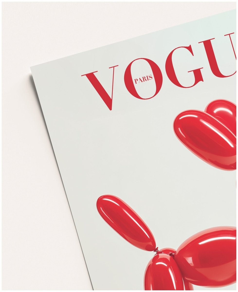 Vogue Balloon Dog PosterHEPYKAG3