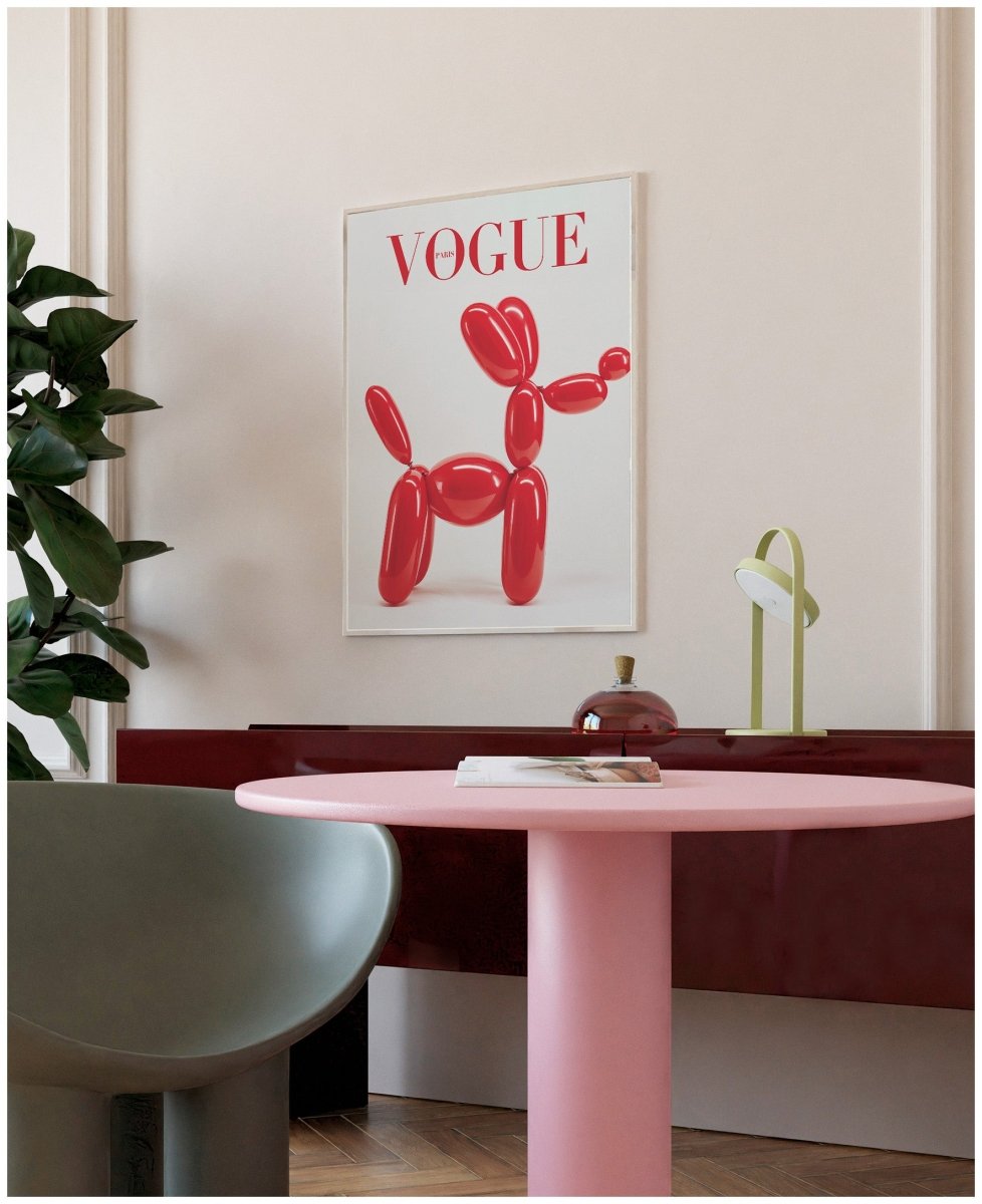 Vogue Balloon Dog PosterHEPYKAG2